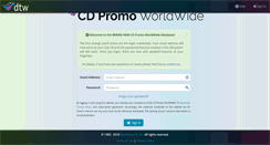 Desktop Screenshot of cdpromo.dtwresearch.com