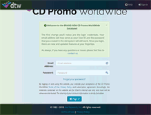 Tablet Screenshot of cdpromo.dtwresearch.com