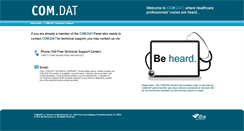 Desktop Screenshot of comdat.dtwresearch.com